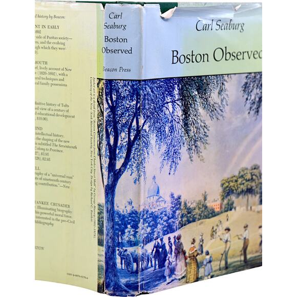 Boston Observed by Carl Seaburg Hardcover Book Beacon Press w/ Dust Jacket - Picture 3 of 13